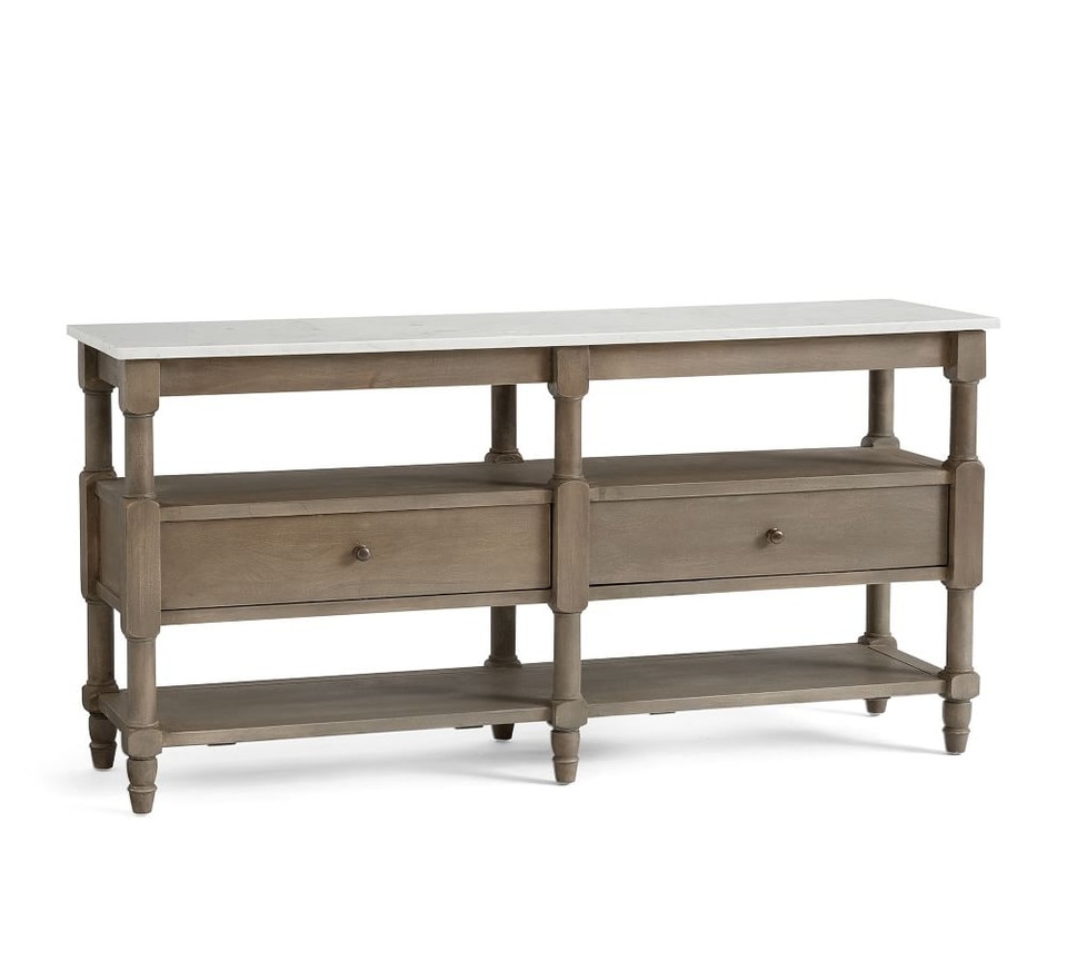Alexandra Marble Media Console Pottery Barn Australia
